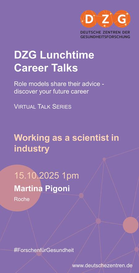 Role models share their advice – discover your future career: "Working as a scientist in industry"