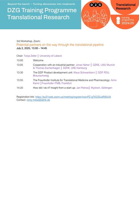 DZG Training Program Translational Research