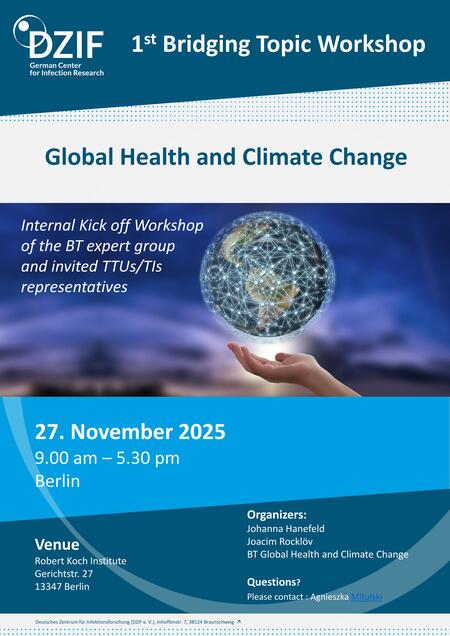 Brückenthema-Workshop "Globale Gesundheit und Klimawandel"