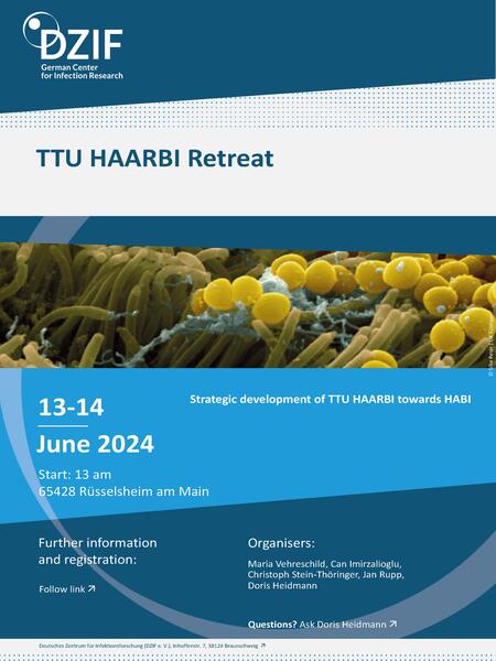 Veranstaltungsplakat TTU HAARBI Retreat 2024