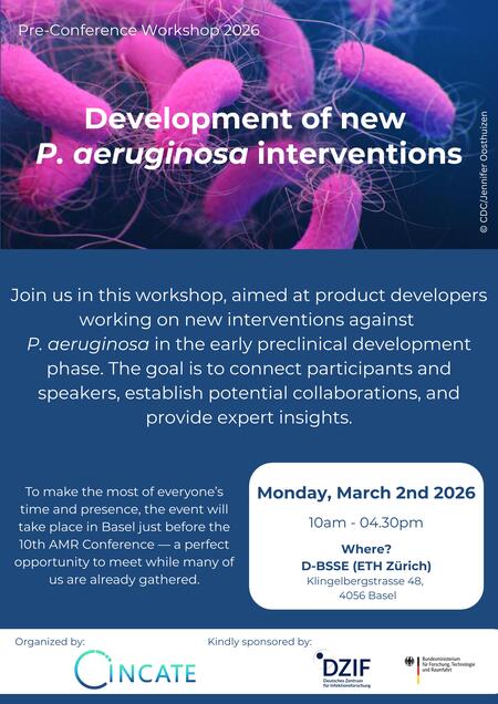 Entwicklung neuer Interventionen gegen Pseudomonas aeruginosa