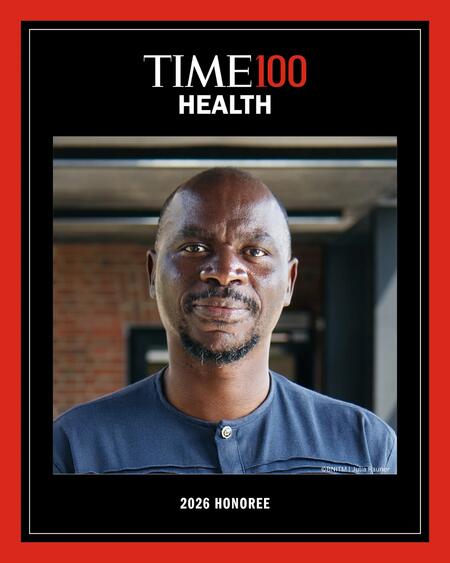 Deckblatt zu TIME Magazins TIME100Health-Auszeichnung von Prof. Ghyslain Mombo-Ngoma