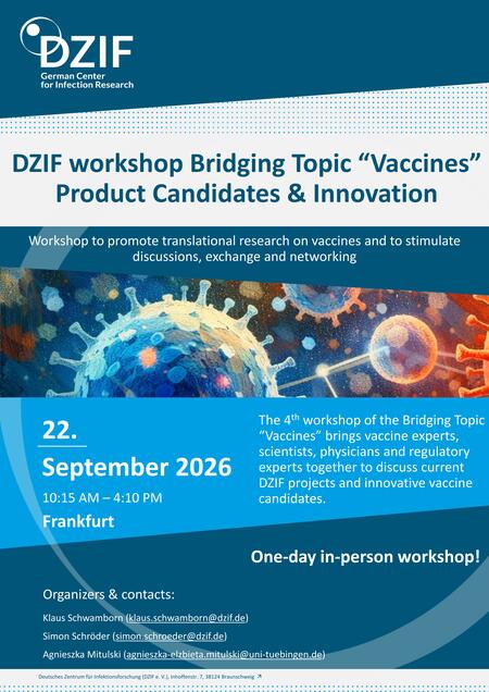 DZIF workshop: Bridging Topic "Vaccines"