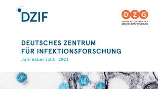 DZIF-Jahresbericht 2021 - Ausschnitt des Titelblatts