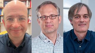 Portraits der drei ERC Synergy Grant Gewinner