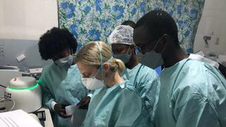 Lab-Training in Benin