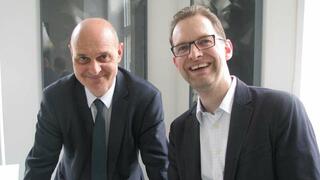 Memento-Preisträger (von links): Peter Kremsner und Carsten Köhler vom Tübinger Institut für Tropenmedizin