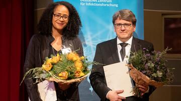 Marylyn Addo und Volker Lohmann